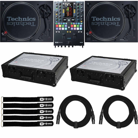 (2) Technics SL-1200MK7 Turntables with Rane SEVENTY TWO Mixer Package