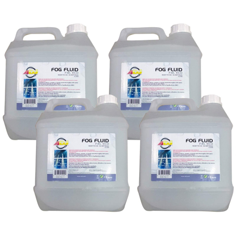 (4) American DJ F4L ECO High Quality Fog Juice 4 Liter Bottles