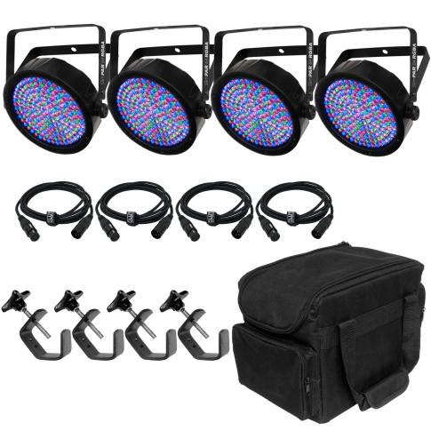 (4) Chauvet SlimPar 64 RGBA Bundle