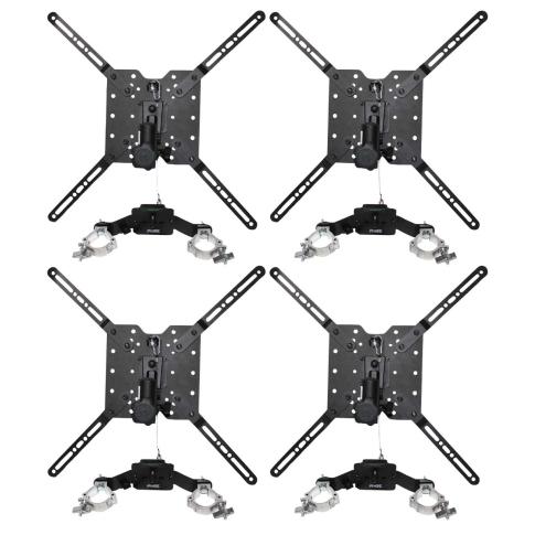 (4) ProX XT-MEDIAMOUNT Universal 32" to 80" TV Bracket Vesa Mounts