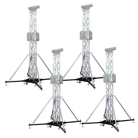 (4) ProX XTP-GSBPACK3 Truss Tower Stage Roofing System Packages