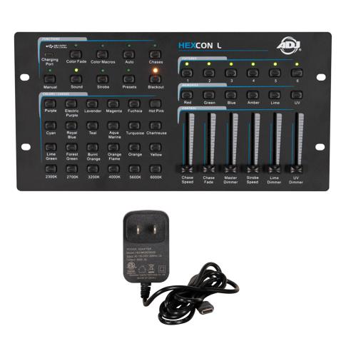 ADJ Hexcon L Compact 36-Channel DMX Controller for RGBAL+UV Fixtures