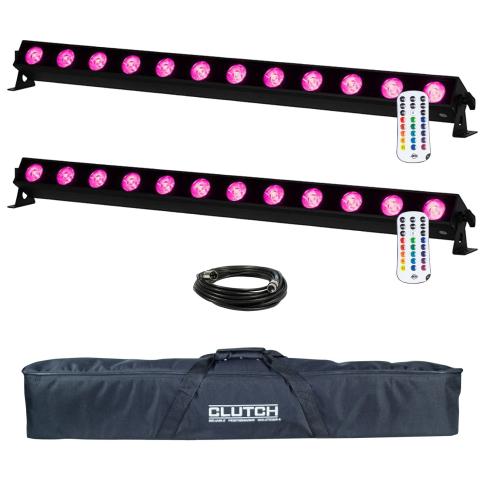 ADJ UBL12H 41.75" Linear Wash Lights (2 Pack) + Cables + Bag