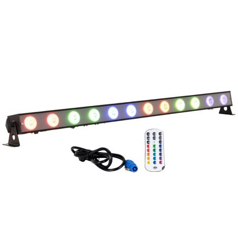 ADJ UBL12HB 12x 20W RGBAL+UV LED Bar with Battery & Aria X2