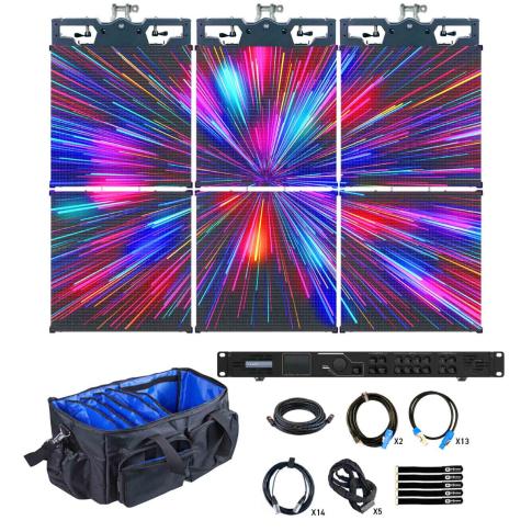ADJ VS3 Vision Series 5x3 Panels with Controller & Fly Rigging