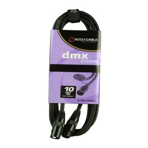 American DJ 10FT 5-Pin DMX Cable [AC5PDMX10]