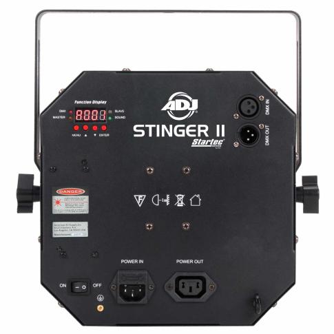 ADJ Stinger II 3-FX-IN-1 Moonflower, Laser, & UV Effect