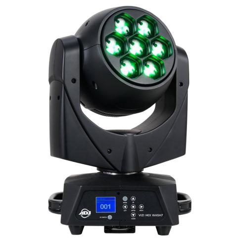 American DJ Vizi Hex Wash7 Professional Moving Head Wash Fixture