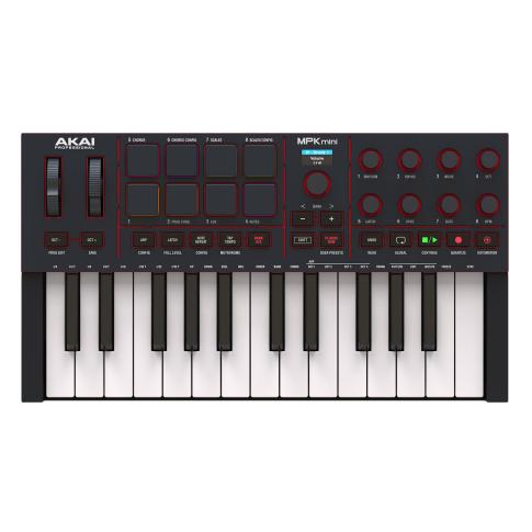 Akai Professional MPK Mini 4 25-Key MIDI Keyboard Controller - Black