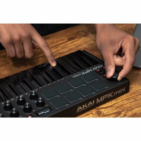 Akai Professional MPK Mini MK3 Keyboard and Pad Controller in black Example