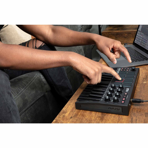 Akai Professional MPK Mini MK3 Keyboard and Pad Controller in black Example