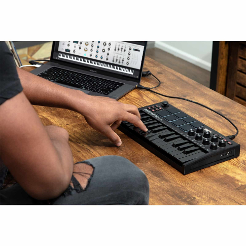 Akai Professional MPK Mini MK3 Keyboard and Pad Controller in black Example