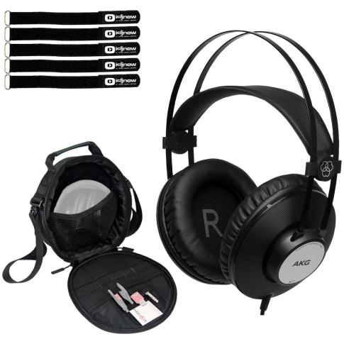 AKG K72 Closed-Back Studio Headphones with Headphone Gear Bag