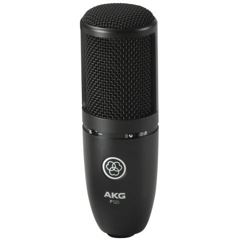 AKG P120 Perception 120  Microphone Front Angle View