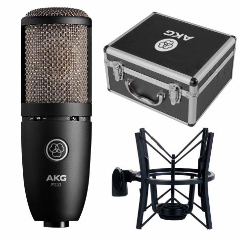 AKG P220 Mic with Mackie Onyx Artist 1-2 Interface | IDJNOW