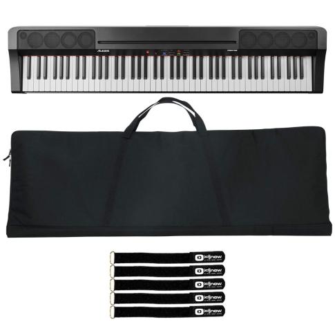 Alesis PRESTIGE 88-Key Digital Piano with Gig Bag for Keyboards
