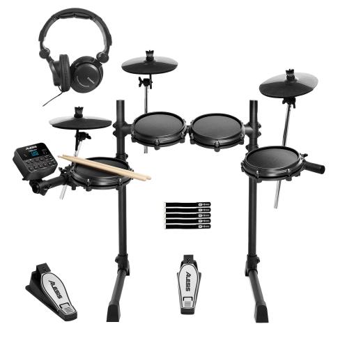 Alesis Turbo Mesh Kit Seven-Piece Electronic Drum Kit with Headphones