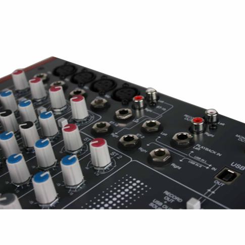 Allen & Heath ZED-10 Multipurpose Mixer for Live Sound and Recording Top