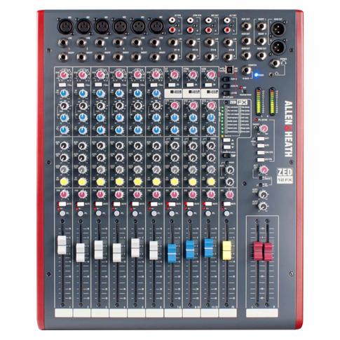 Allen & Heath ZED-12FX Multipurpose Mixer with FX for Live Sound
