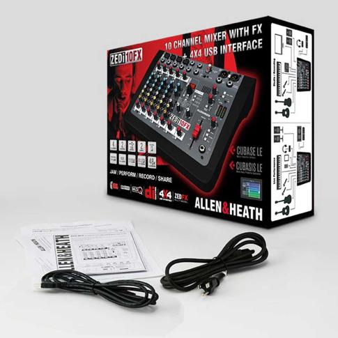 ★新同品●KORG Allen & Heath　ZEDi-10 ハイブリッド　ミキサー : Allen \u0026 Heath ZED-10 - Touring Quality Audio Mixer