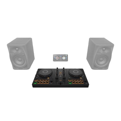 AlphaTheta DDJ-FLX2 DJ Controller with Case & Headphones