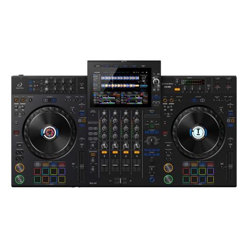 AlphaTheta XDJ-AZ DJ System with Black Laptop Shelf Case