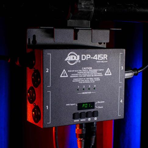 4チャンネルDMXディマーパック　ELATION DP-415 ELATION（イレーション）DP415 ステージ用調光器（調光ユニット