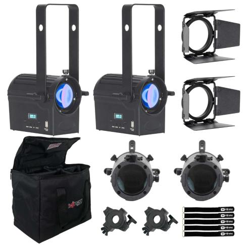 American DJ ENCORE PROFILE MINI COLOR with 25-50° Lenses Dual Pack