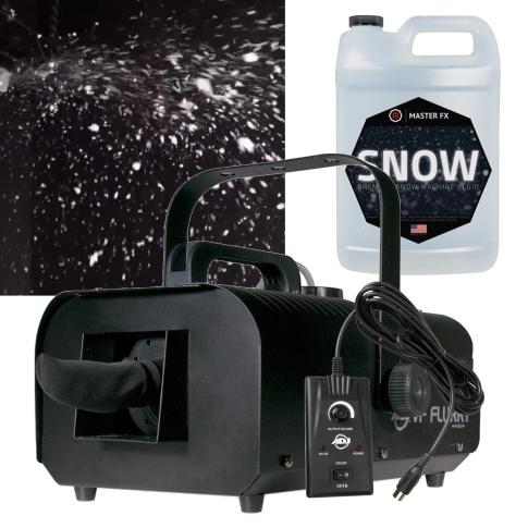 American DJ VF Flurry Snow Machine & 1 Gallon of Snow Machine Fluid