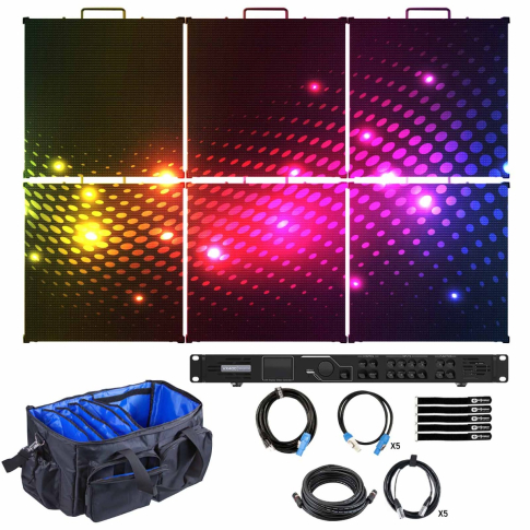 American DJ VS2 Vision Series 3x2 Wall System with Controller & Bag