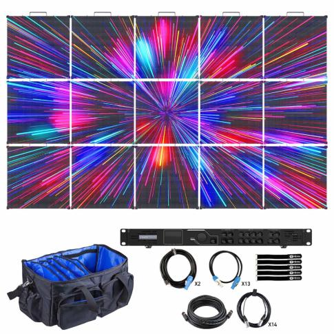 American DJ VS3 Vision Series 5x3 Wall System with Controller & Bag