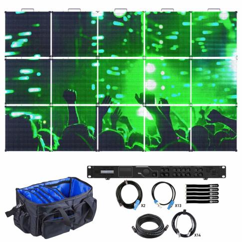 American DJ VS5 Vision Series 5x3 Wall System with Controller & Bag