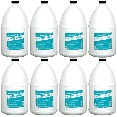 American DJ Snow Gal Snow Machine Refill Fluid / Juice (8 Gallons Package)