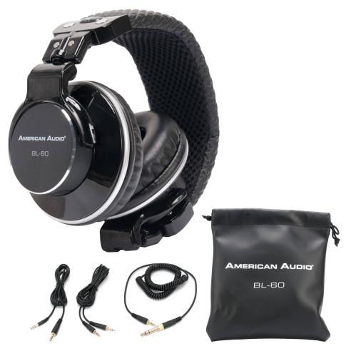 American Audio BL-60 On-Ear Professional Monitoring Headphones