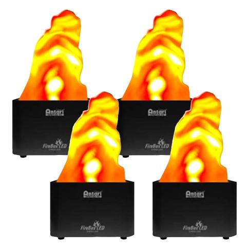 Antari FireBox LED Simulated Fire Box with LED Lamps 4-Pack