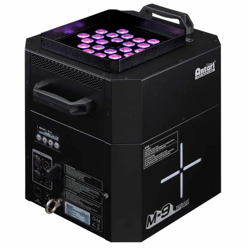 Antari M-9 RGBAW LED Multi-Position Fogger with 50FT Upshot Burst Purple