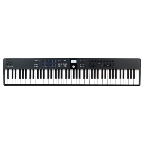 Arturia KeyLab Essential 88 MK3 MIDI Keyboard Controller - Black