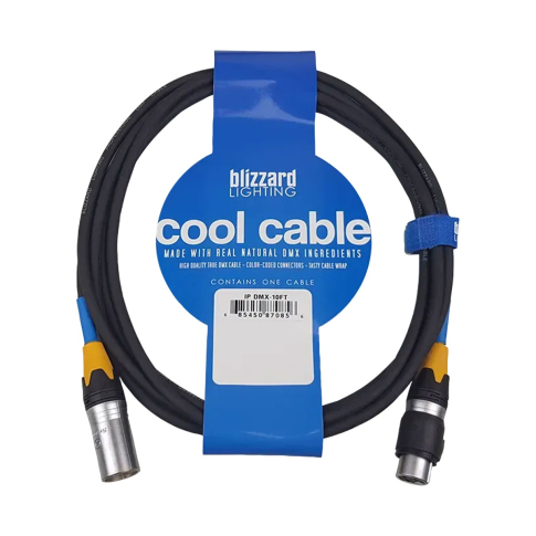 Blizzard Lighting DMX-IP-10Q Cool Cable 10 FT IP65 Rated DMX Cable