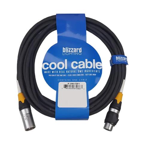 Blizzard Lighting DMX-IP-50Q Cool Cable 50 FT IP65 3-Pin DMX Cable