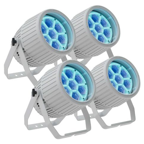 Blizzard Lighting Motif Settelenti RGBA (W) IP65 Wash in White 4-Pack