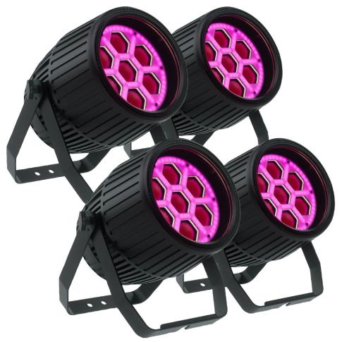 Blizzard Lighting Motif Settelenti RGBW IP65 LED Wash with Zoom 4-Pack