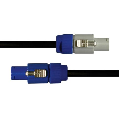 Blizzard Lighting 25FT PowerCon Male-blue to PowerCon Male-white 14 gauge Cable [POWERCON-INTER-1425]