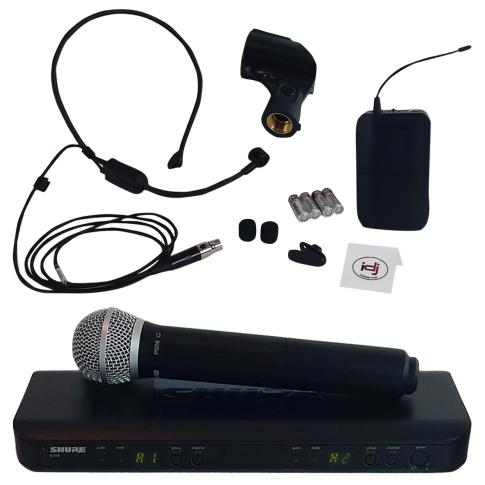 Shure BLX1288/P31 Dual Channel Combo Wireless System