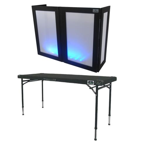 IDJNow Booth Pack 2 LED Facade and DJ Table Package