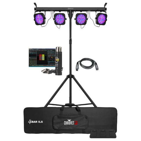 Chauvet DJ 4BAR ILS Wash Lighting System & ADJ MyDMX Buddy