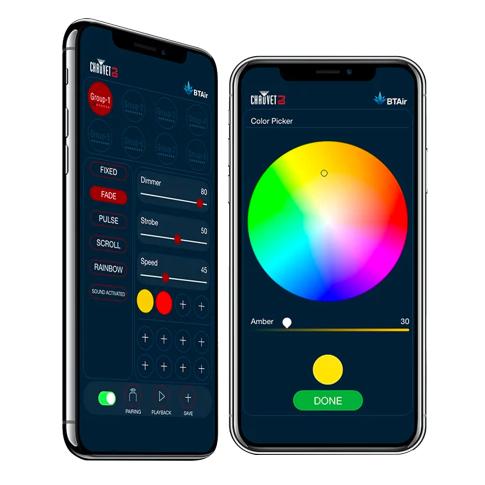 Chauvet DJ BTAir Wireless Lighting Control Application