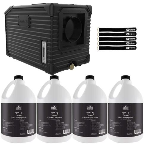 Chauvet DJ Cumulus HP Low-Lying Fog Machine with Fluid (4 Gallons)