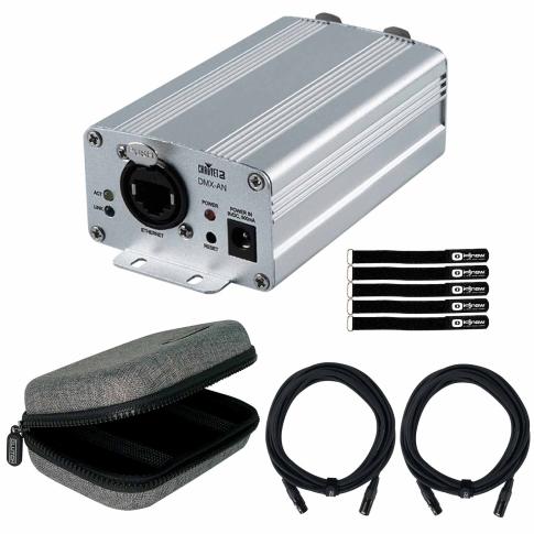 Chauvet DJ DMX-AN2 Converter Interface with Zippered Case Package