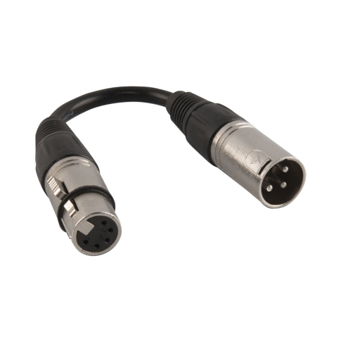 Chauvet DJ DMX5F3M 5-Pin F to 3-Pin M DMX Adapter