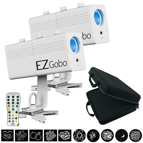 Chauvet DJ EZ Gobo Projector Duo Bundle